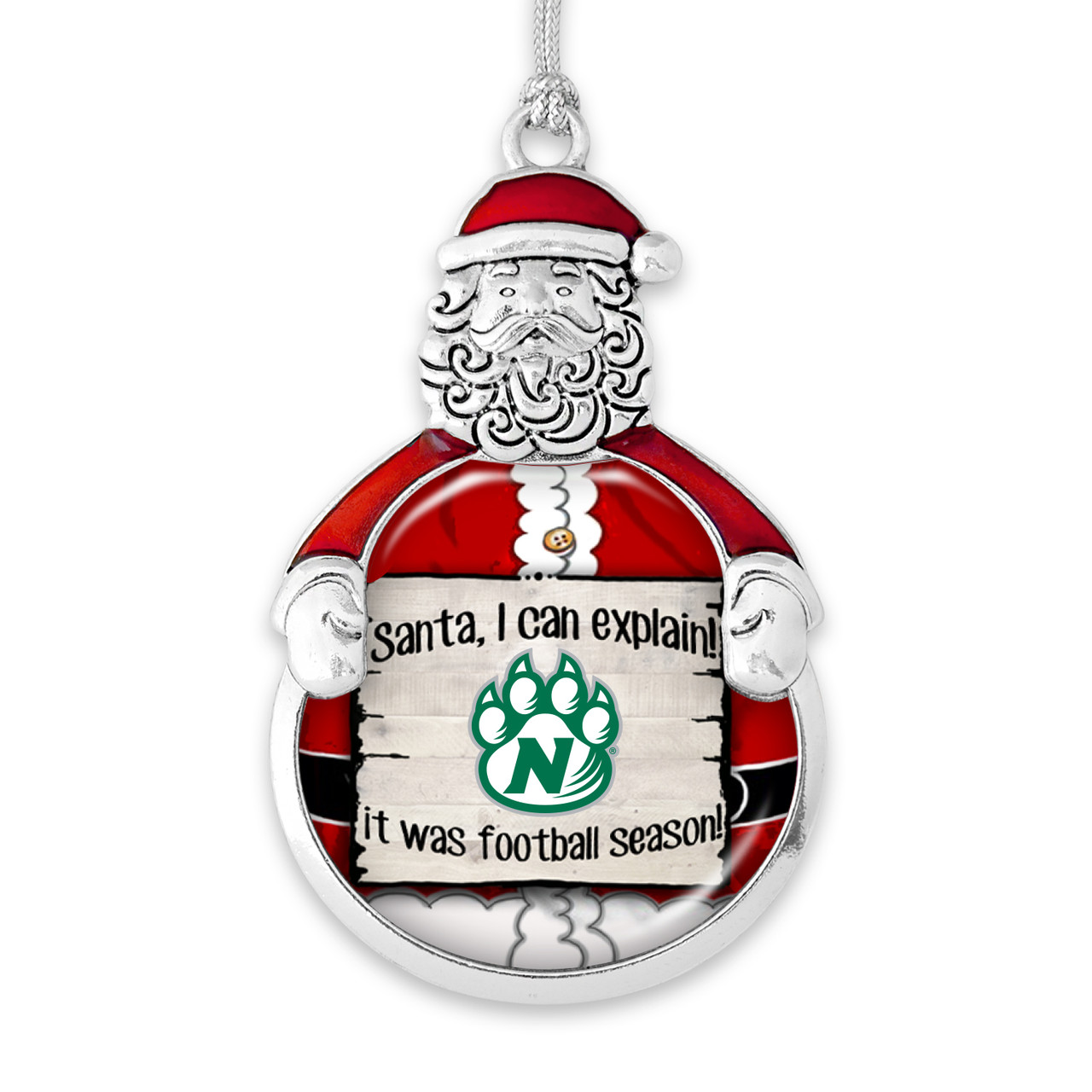 Northwest Missouri State Bearcats Christmas Ornament- Santa I Can Explain