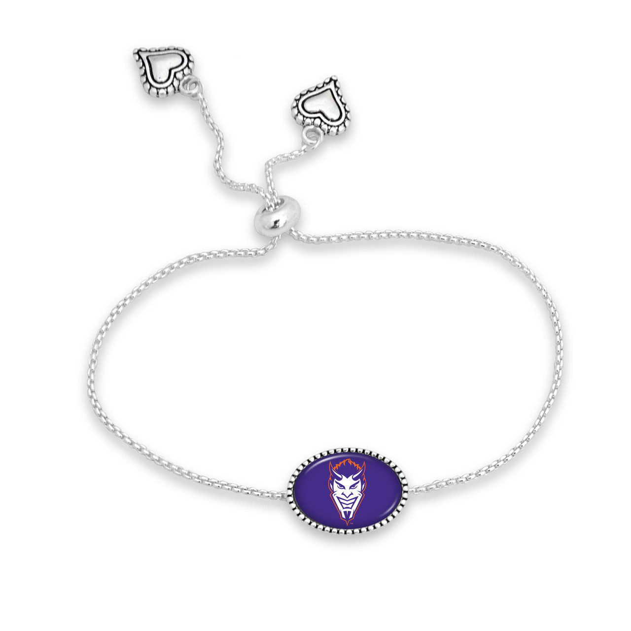 Northwestern State Demons Bracelet- Kennedy (Adjustable Slider Bead)