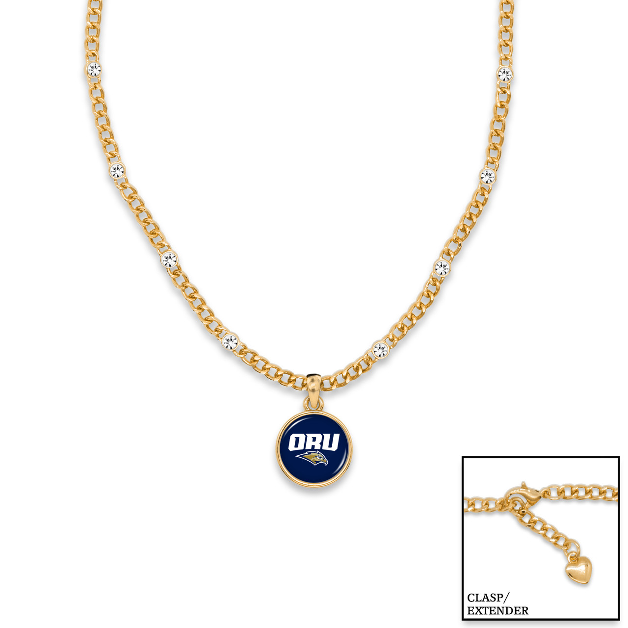 Oral Roberts Golden Eagles - Gold Lydia Necklace