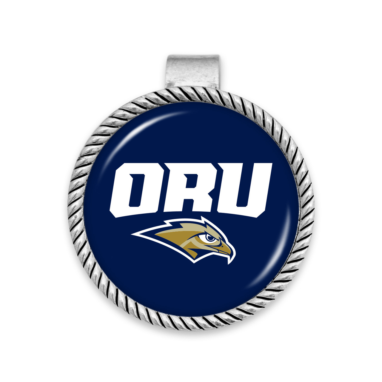 Oral Roberts Golden Eagles Visor Clip- Primary Logo