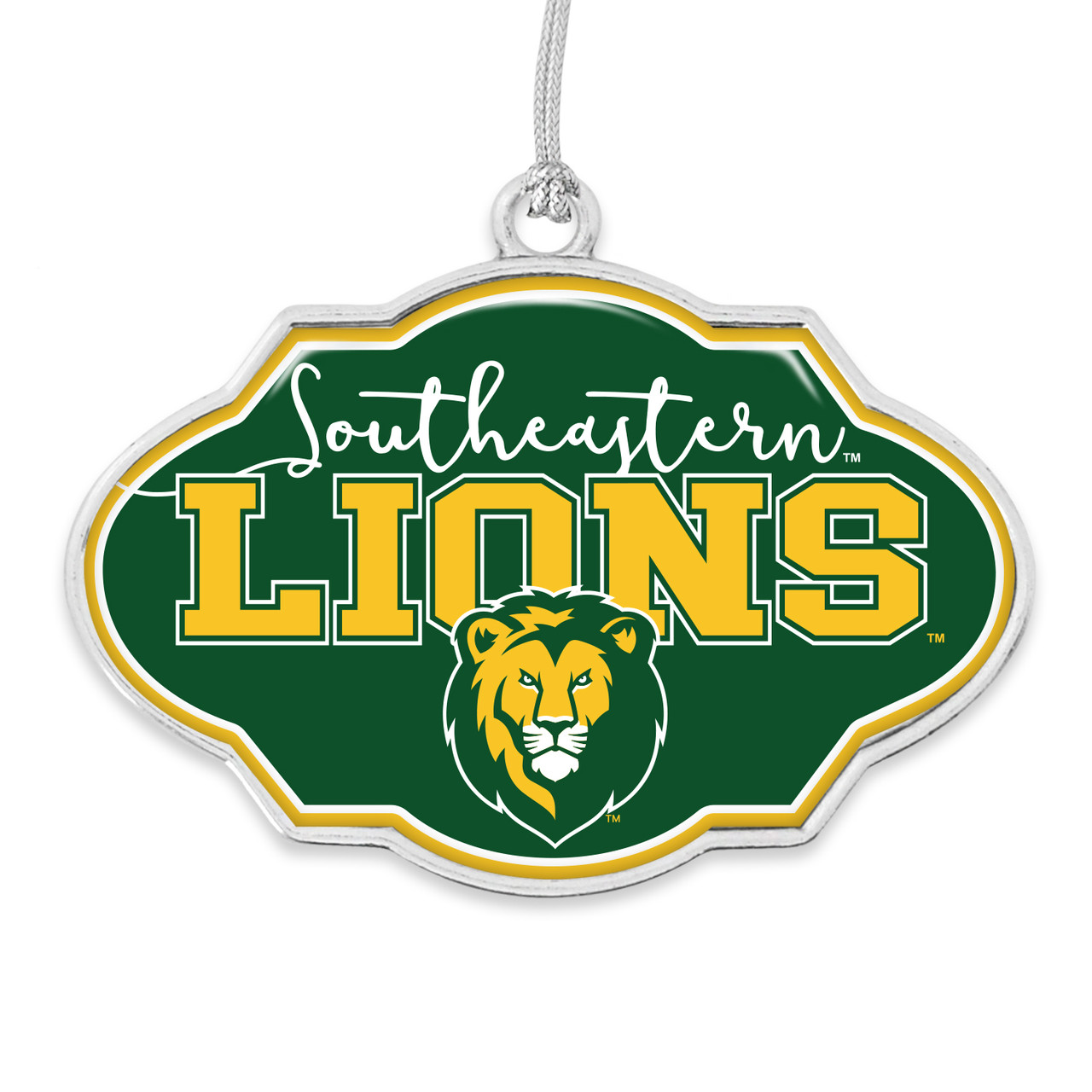 Southeastern Louisiana Lions Christmas Frame Ornament