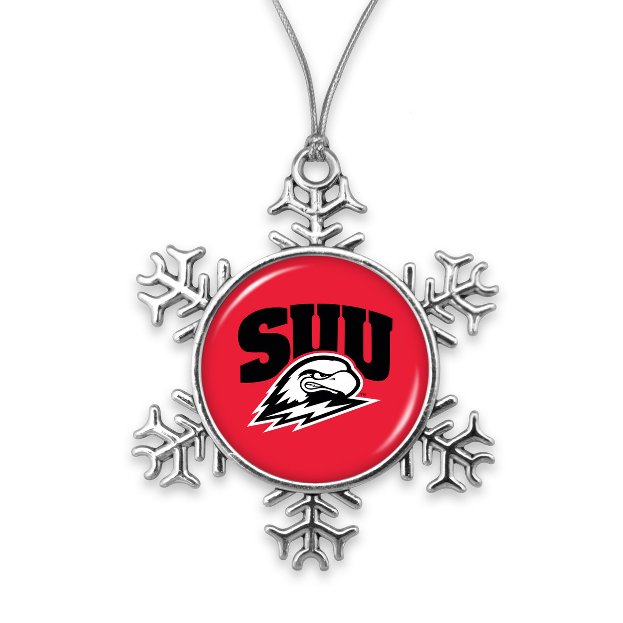 Southern Utah Thunderbirds Christmas Ornament- Snowflake