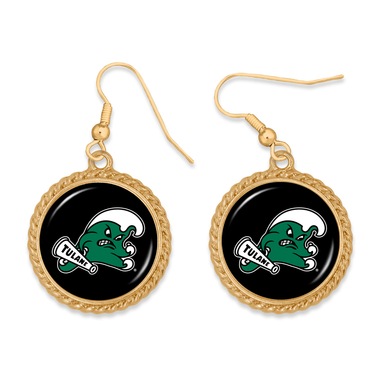 Tulane Green Wave Earrings -  Sydney