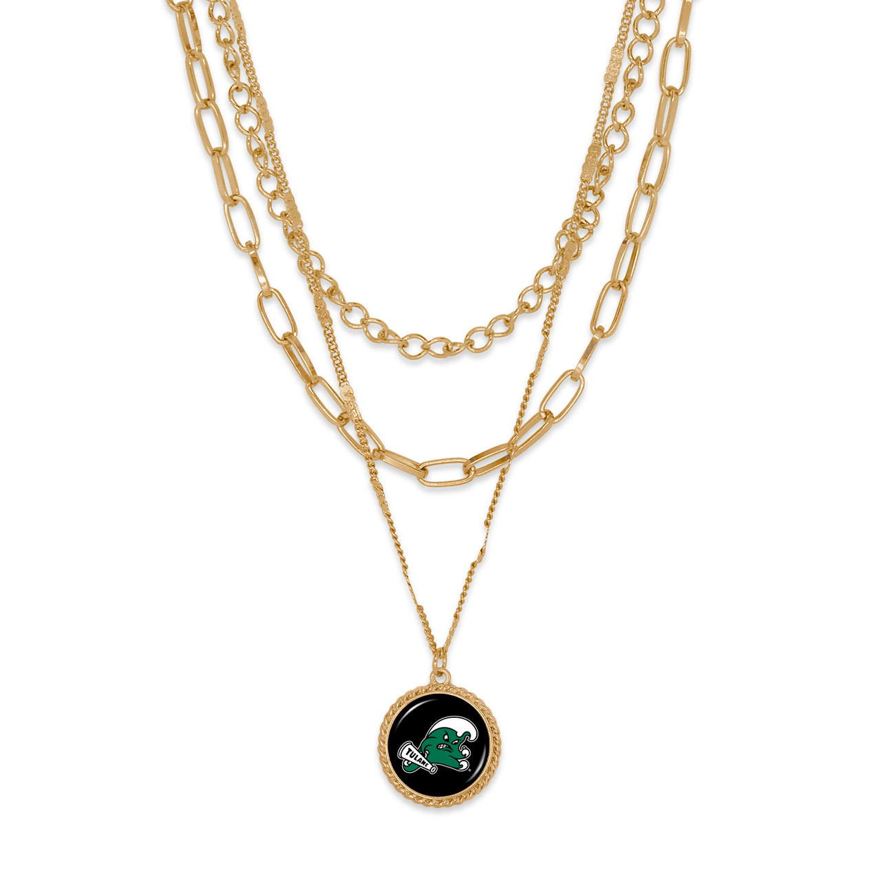 Tulane Green Wave Necklace -  Sydney