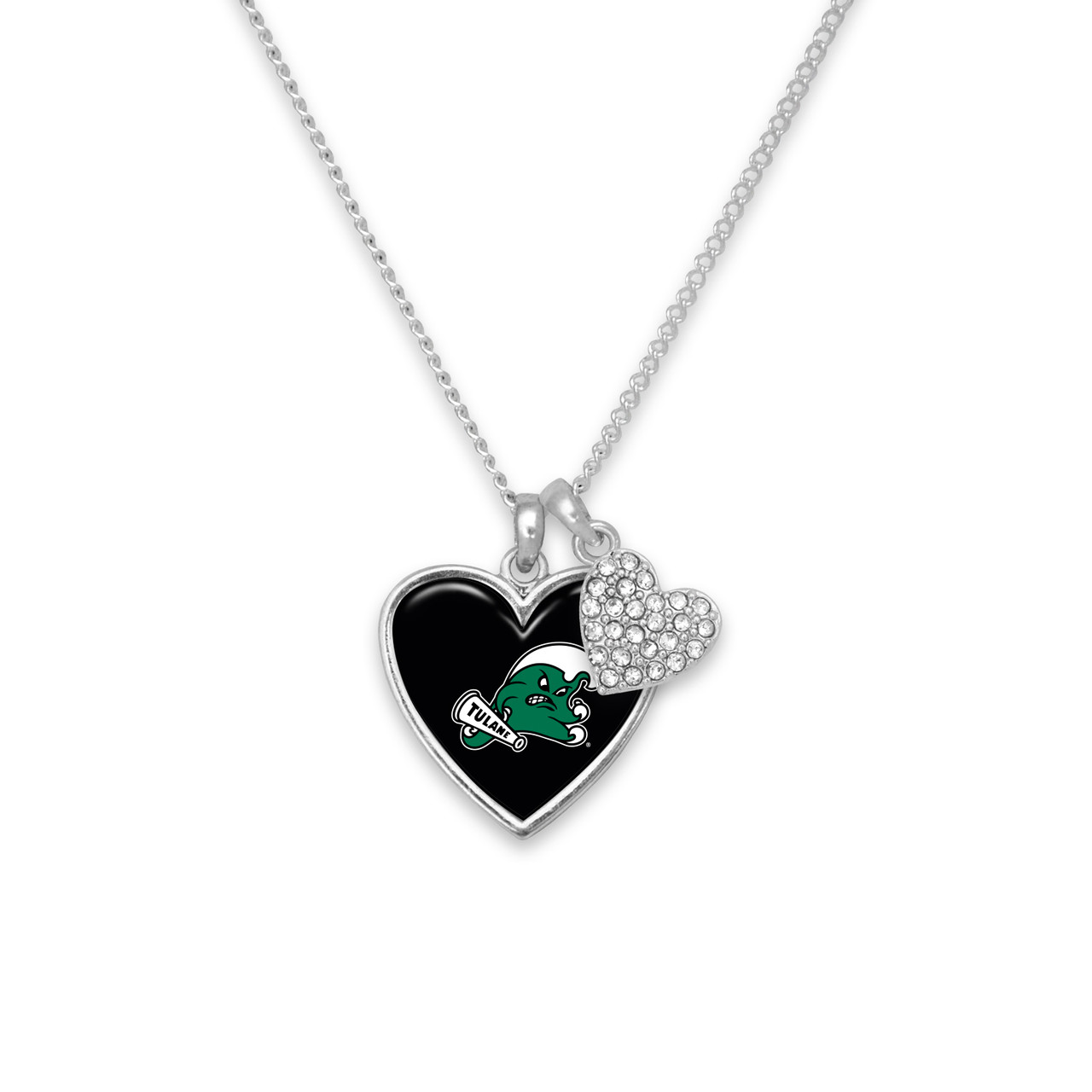 Tulane Green Wave Necklace- Amara