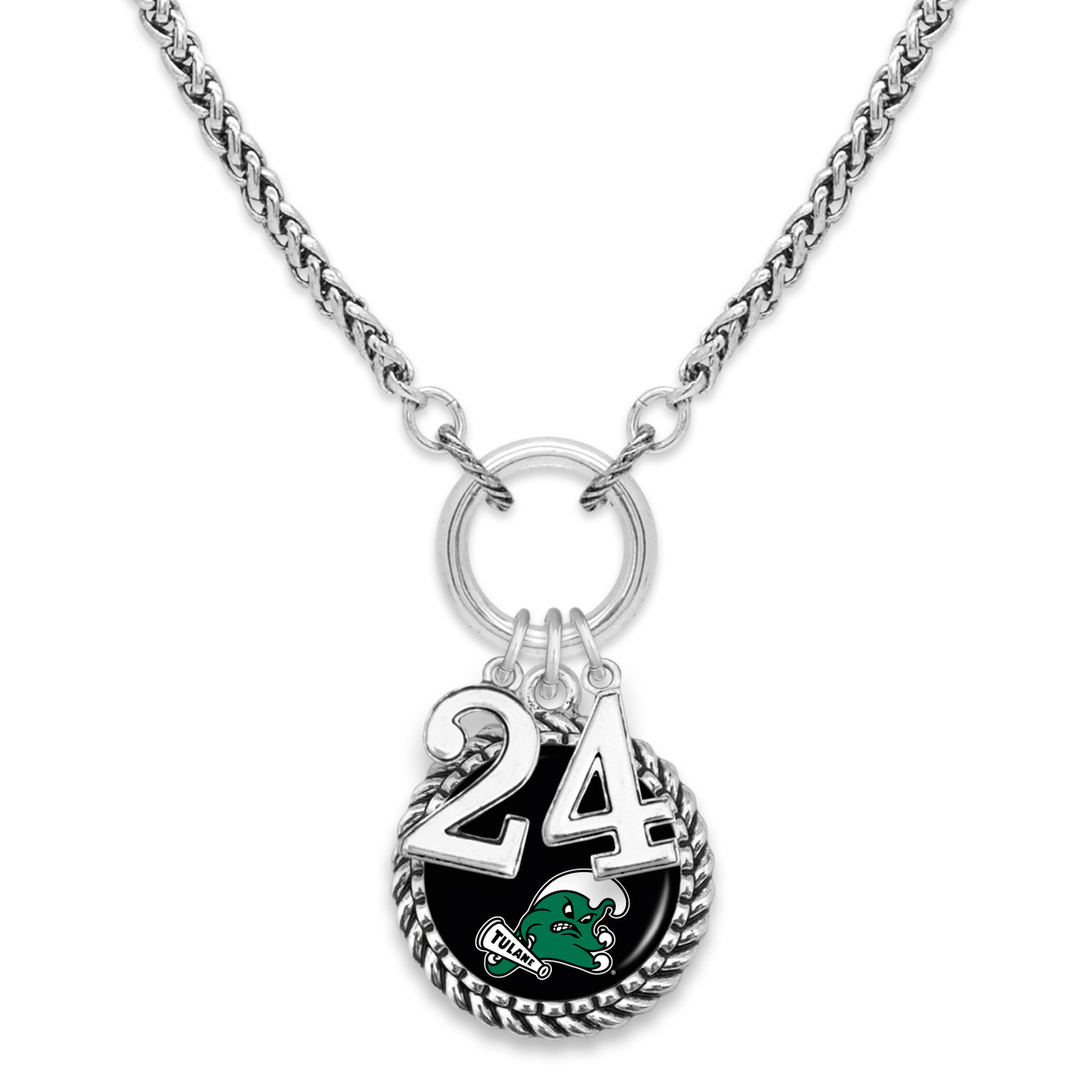 Tulane Green Wave - Graduation Year Necklace