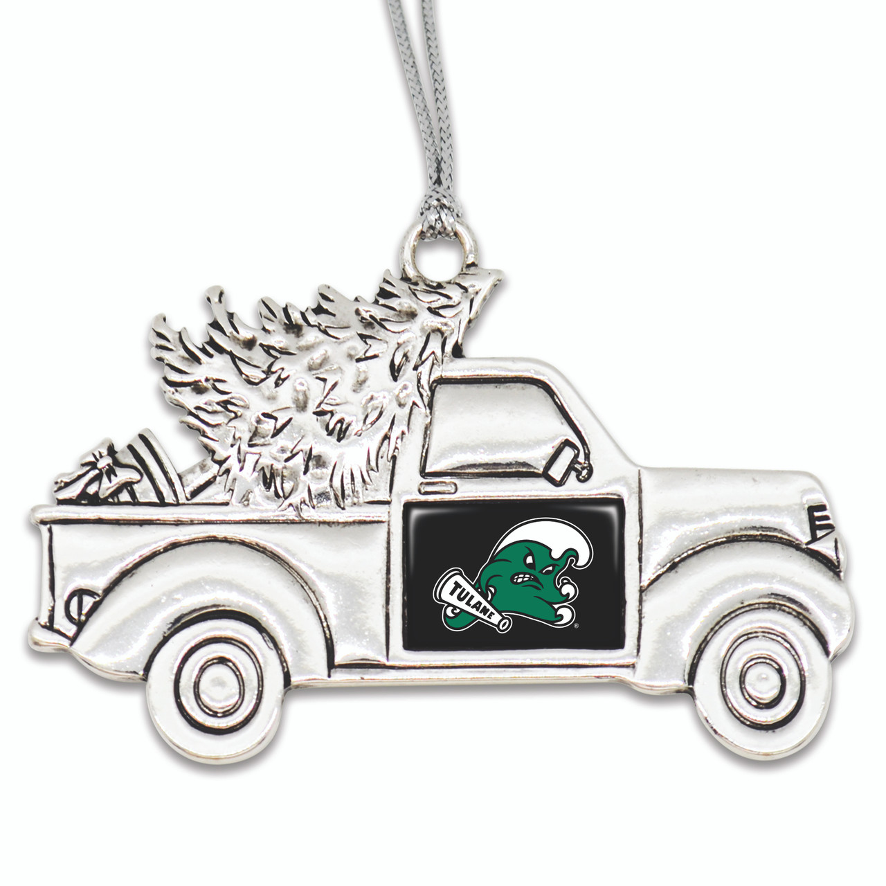 Tulane Green Wave - Christmas Truck Ornament