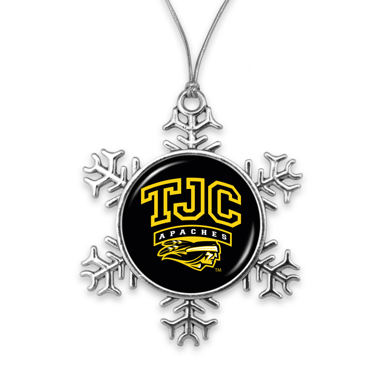 Tyler Apaches Christmas Ornament- Snowflake