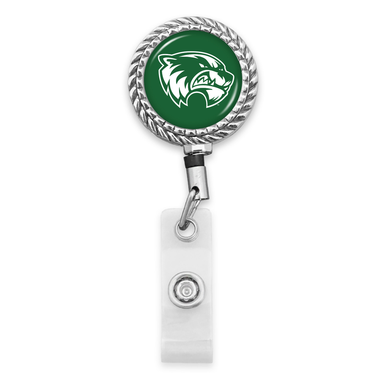 Utah Valley Wolverines Belt Clip Badge Reel- Rope Edge