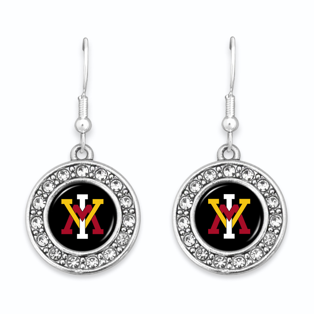 Virginia Military Keydets Earrings-  Abby Girl