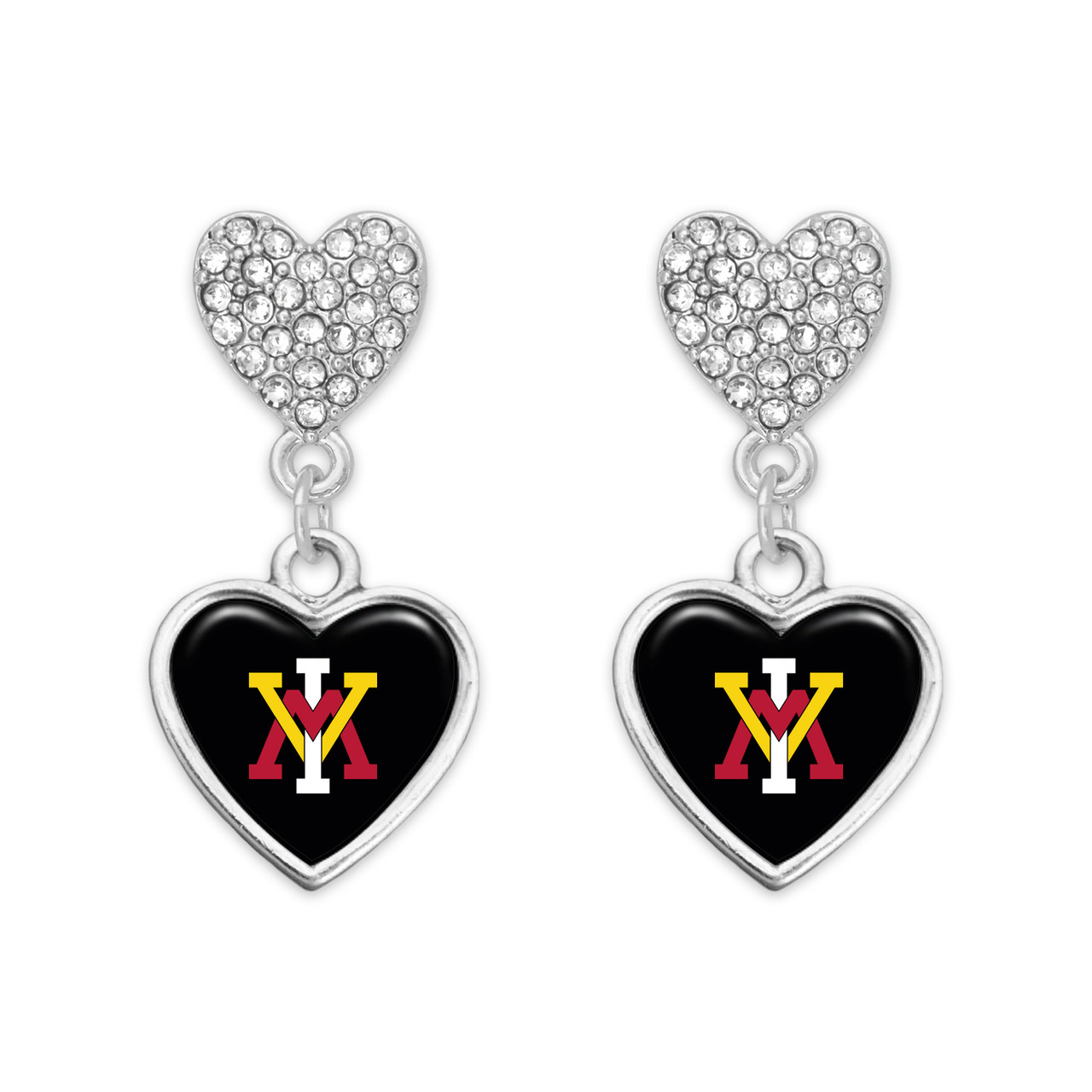 Virginia Military Keydets Earrings- Amara