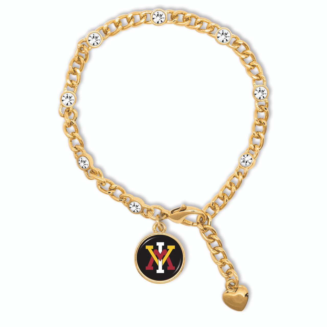 Virginia Military Keydets - Gold Lydia Bracelet