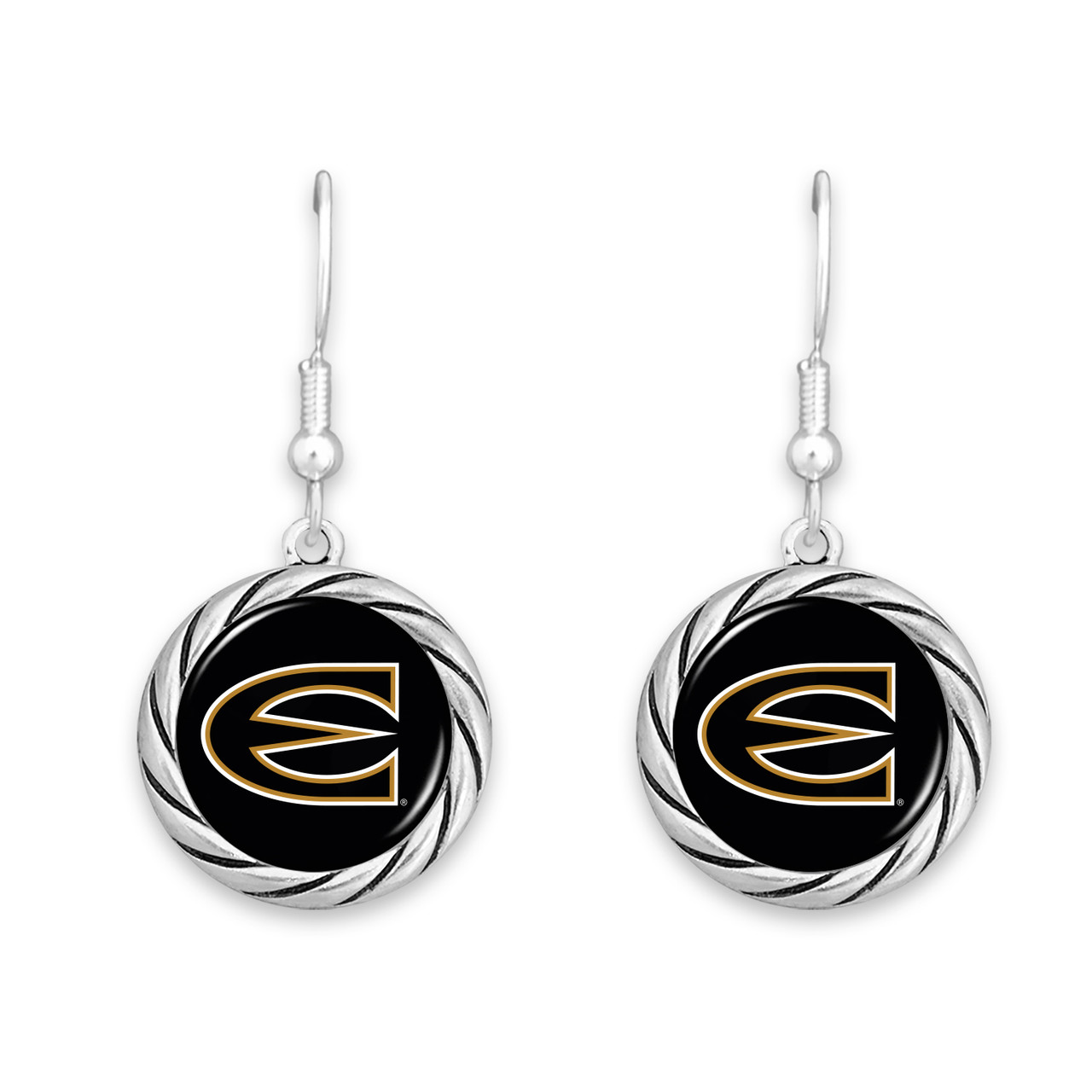 Emporia State Hornets  Earrings- Twisted Rope