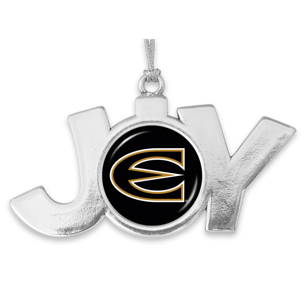 Emporia State Hornets Christmas Ornament- Joy with Team Logo