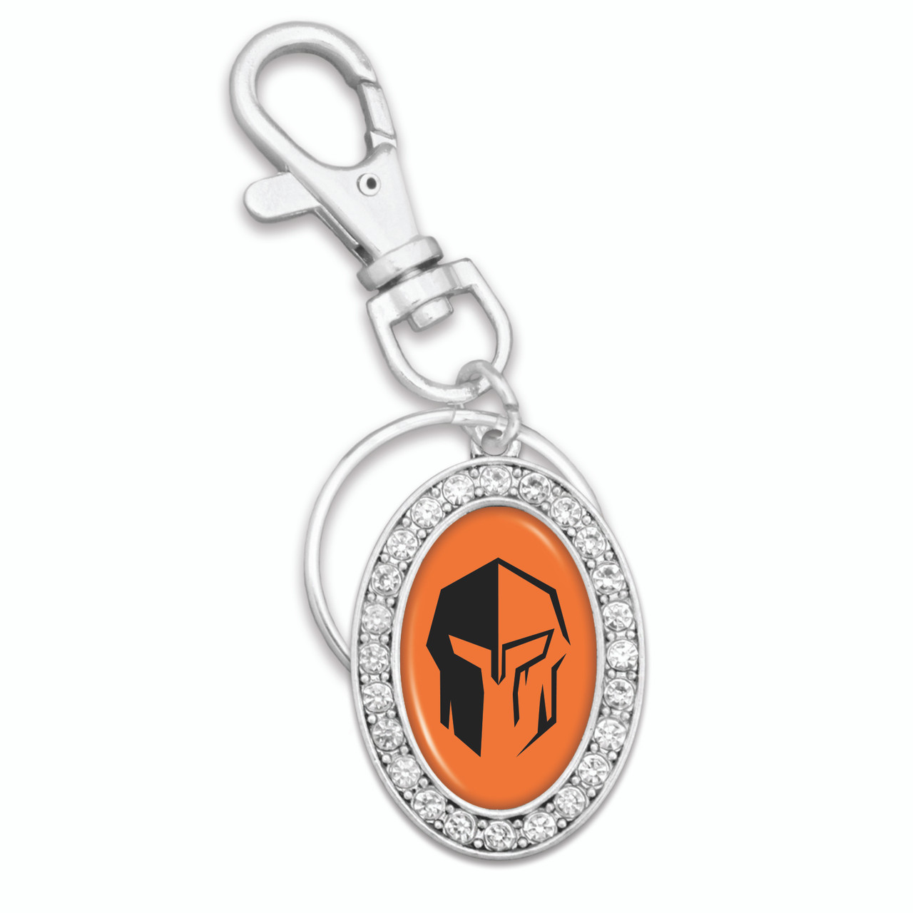 Hendrix Warriors Key Chain- Oval Crystal