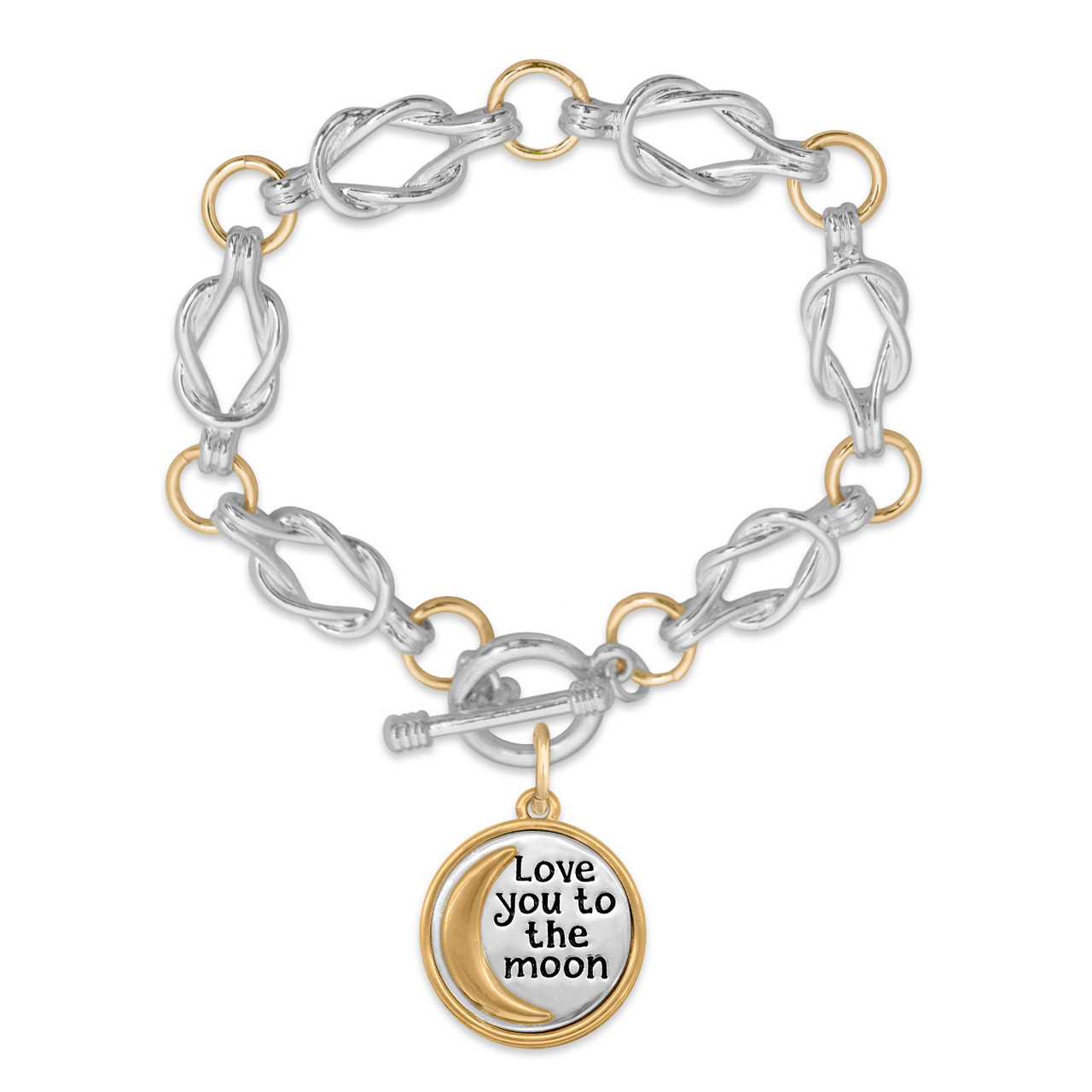 Inspirational Bracelet - Love You To The Moon