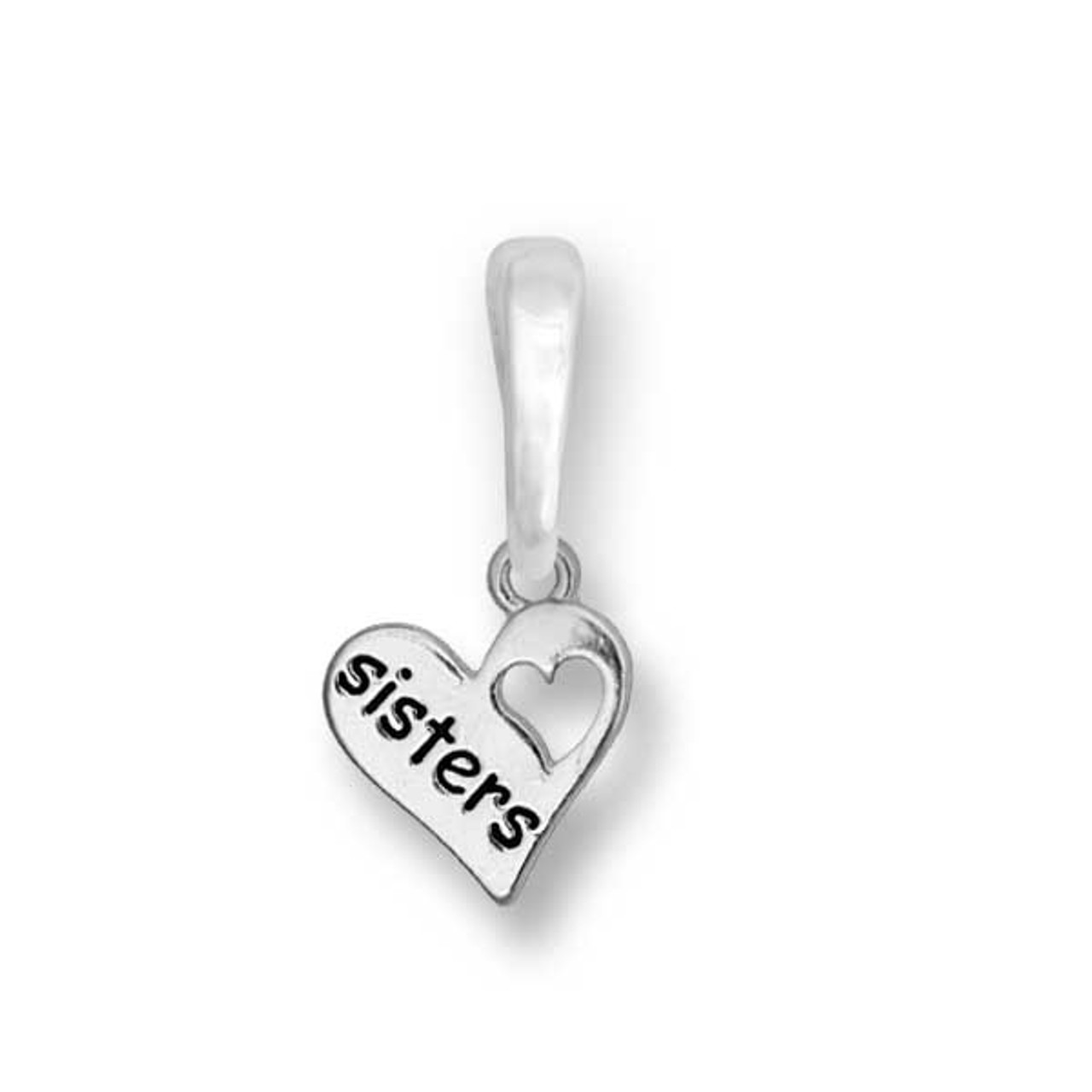 Charming Choices Charm - Heart Sisters