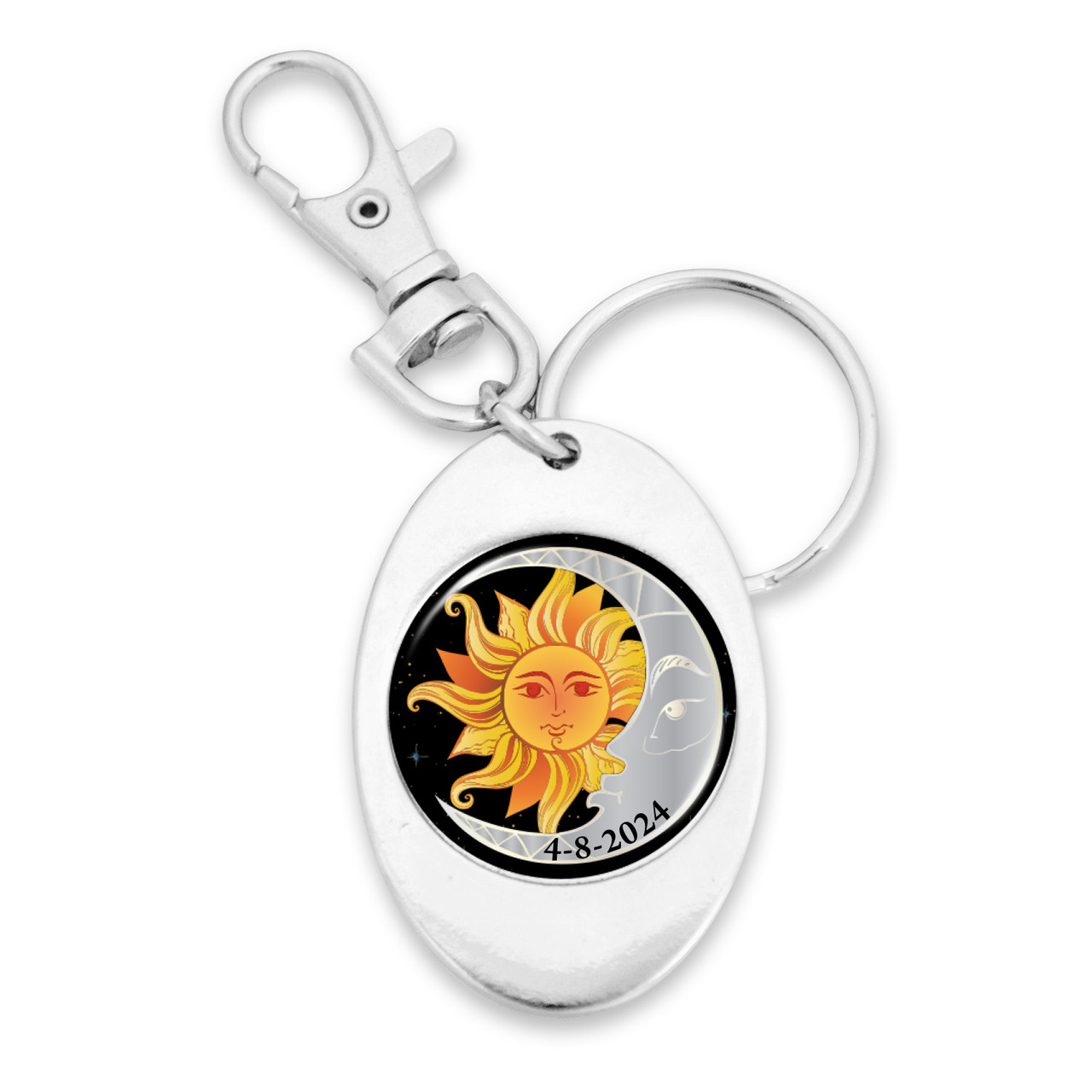 Solar Eclipse Jumbo Keychain