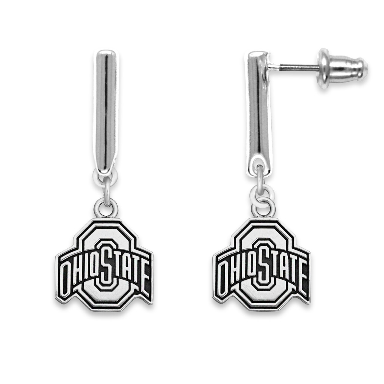Ohio State Buckeyes Tilly Bar Earrings
