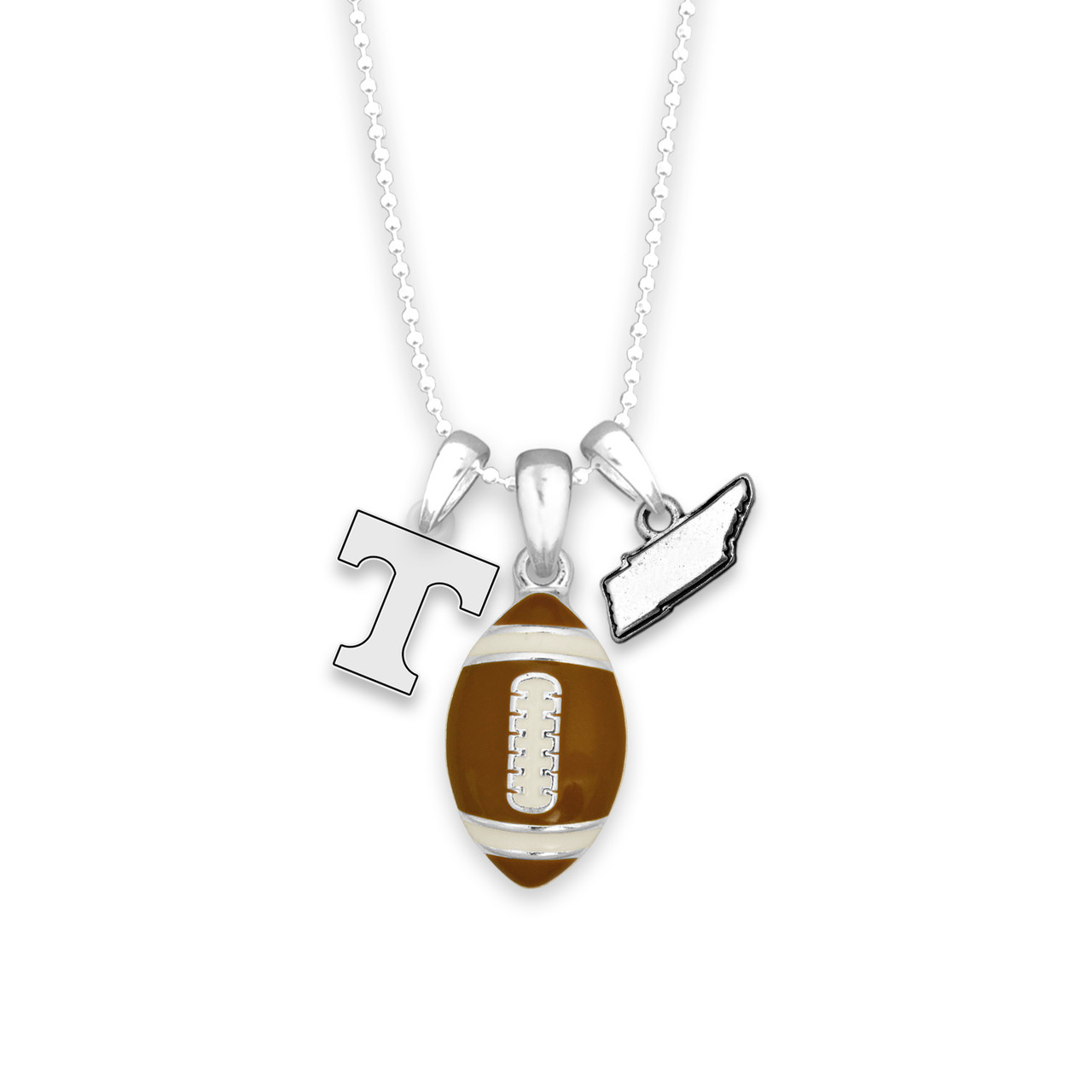Tennessee Volunteers Football Abby Girl Necklace