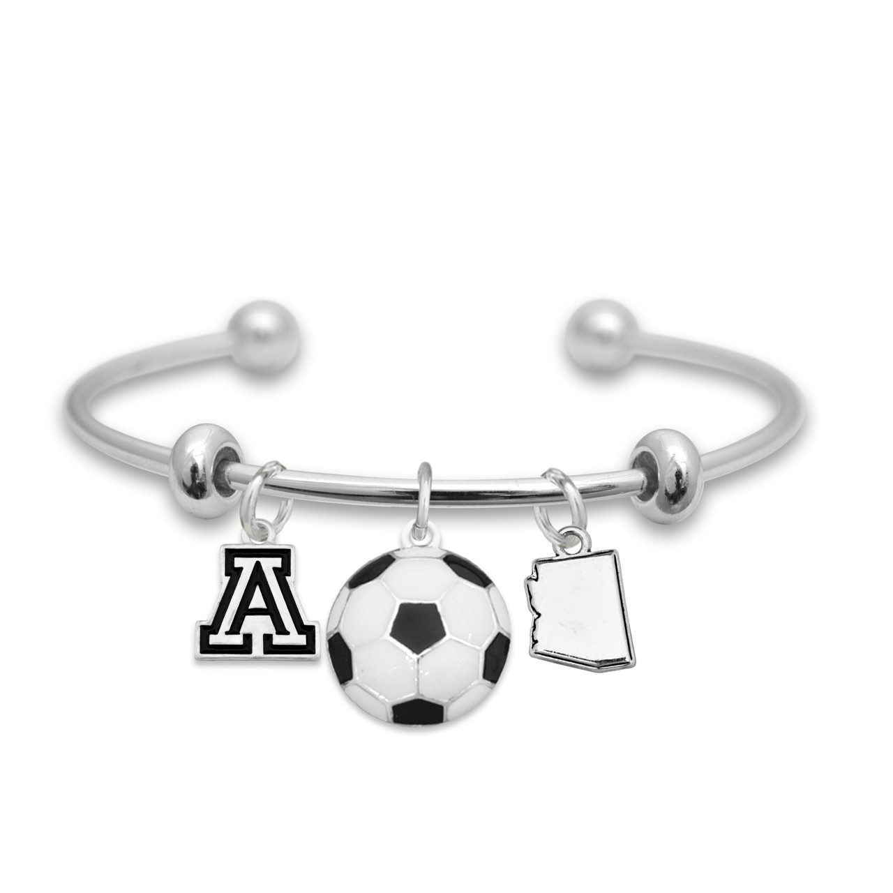 Arizona Wildcats Team Traditions Soccer Focus Bracelet