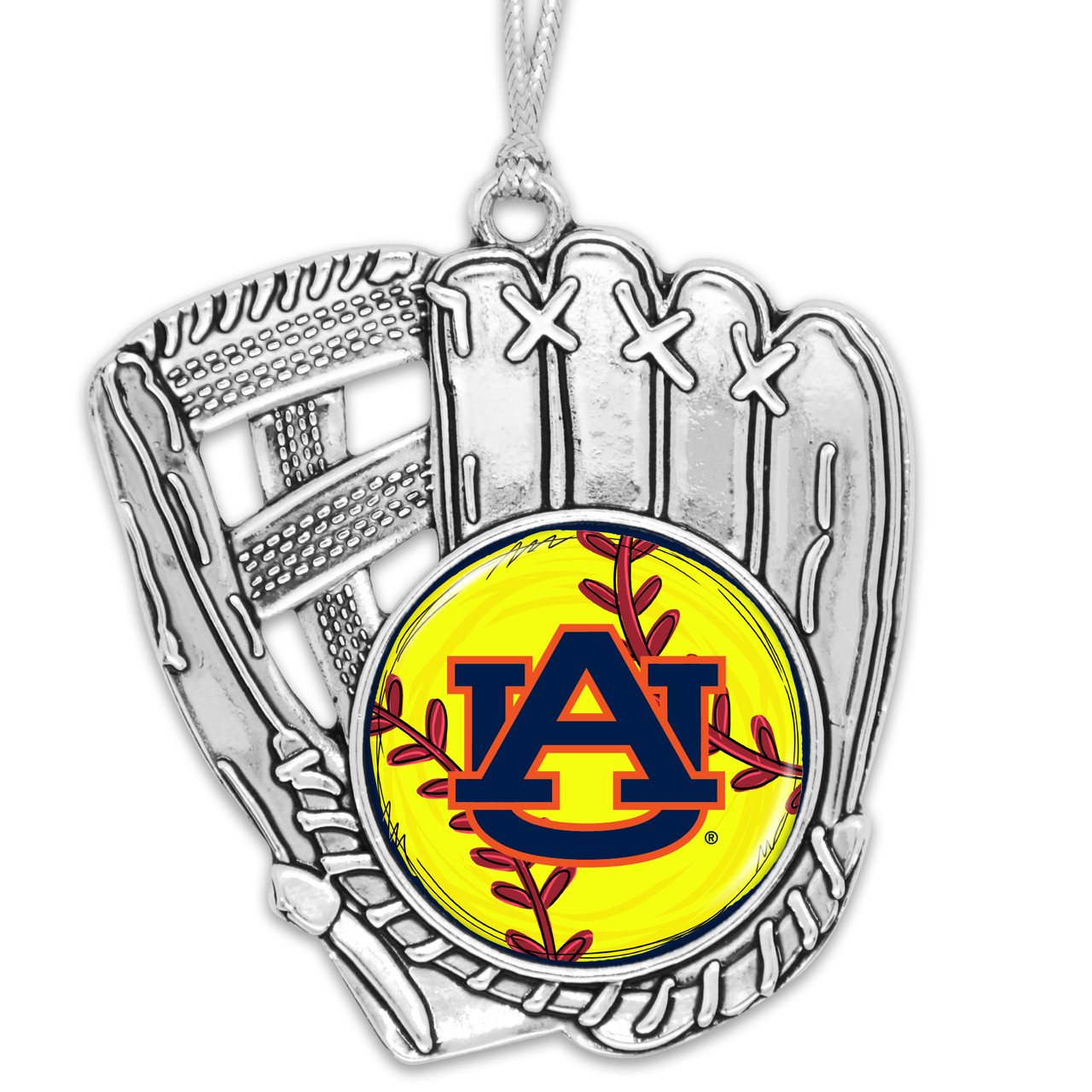Auburn Tigers Softball Glove Ornament