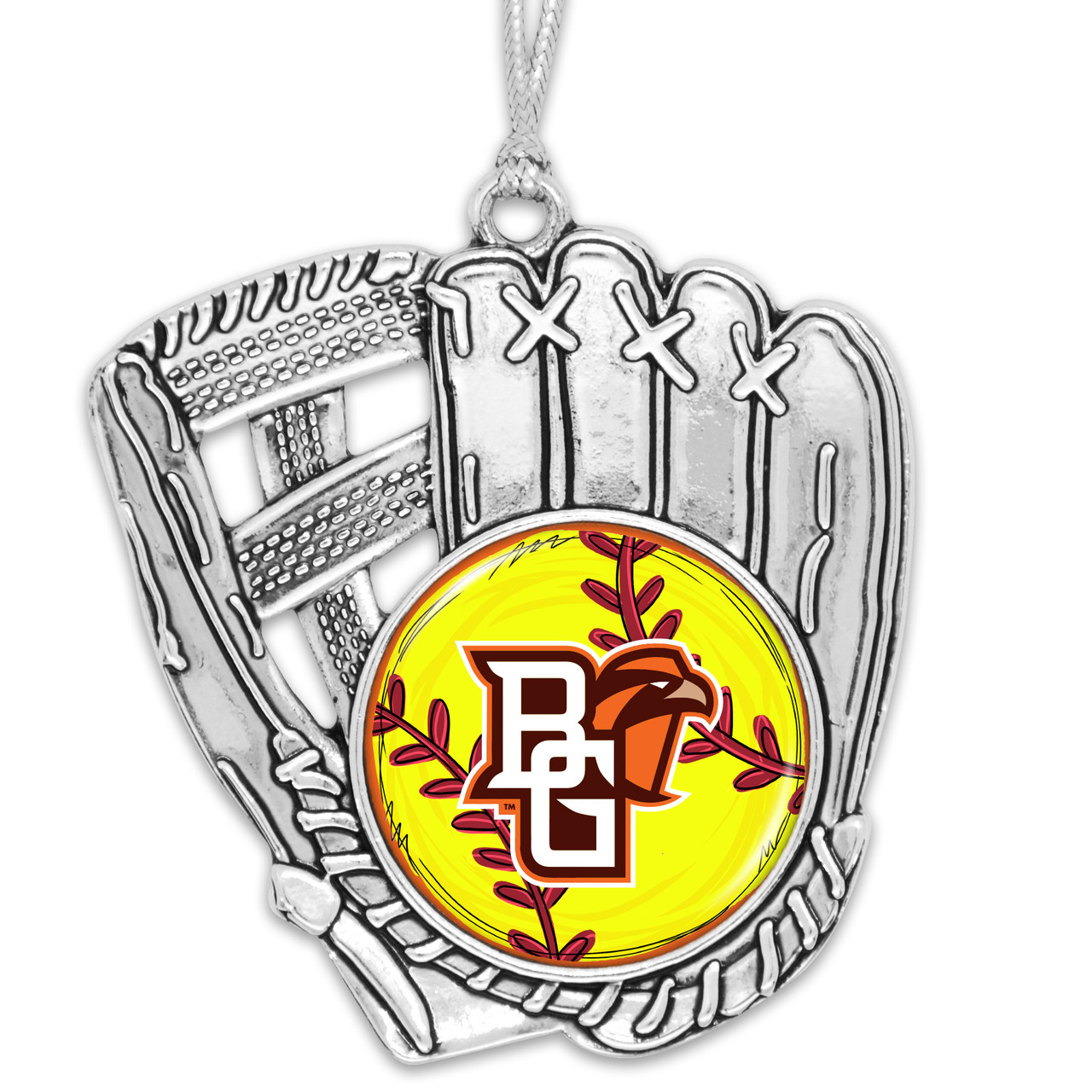 Bowling Green Falcons Softball Glove Ornament Bowling Green Falcons Softball Glove Ornament