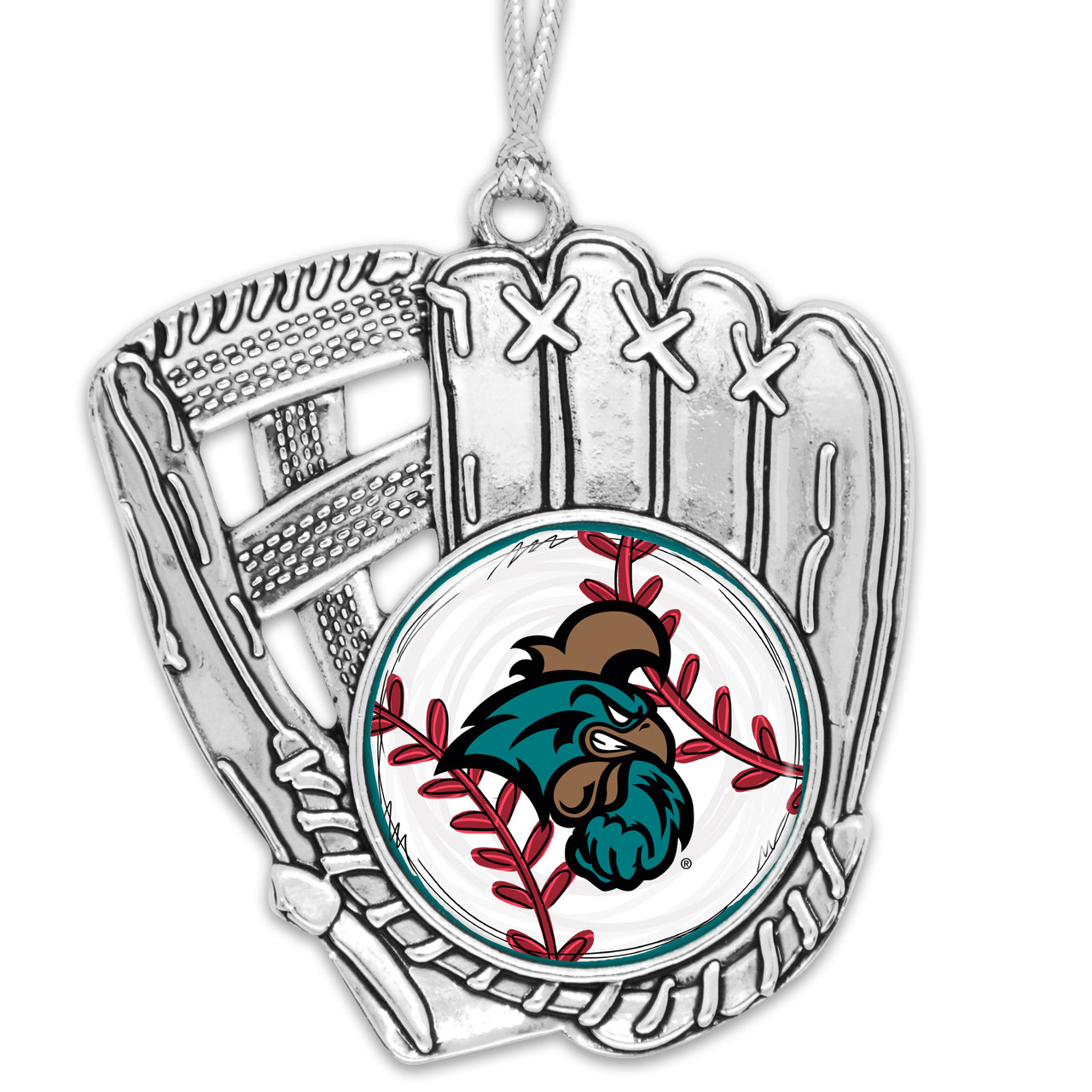 Coastal Carolina Chanticleers Baseball Glove Ornament