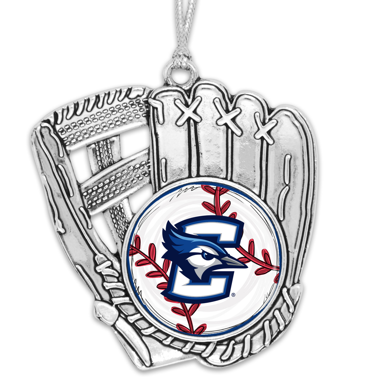 Creighton Bluejays Baseball Glove Ornament