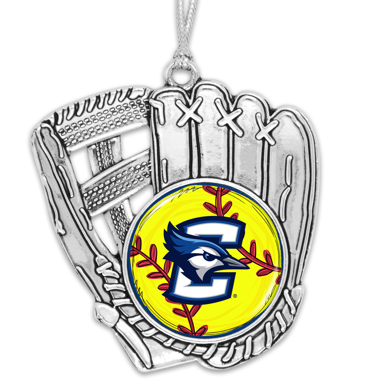 Creighton Bluejays Softball Glove Ornament