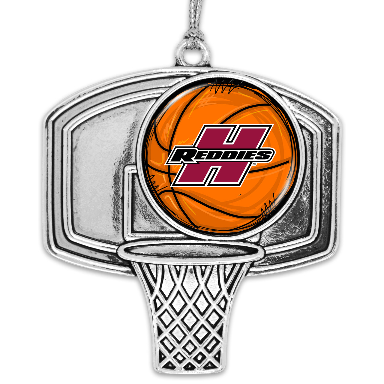 Henderson State Reddies Basketball Goal Ornament