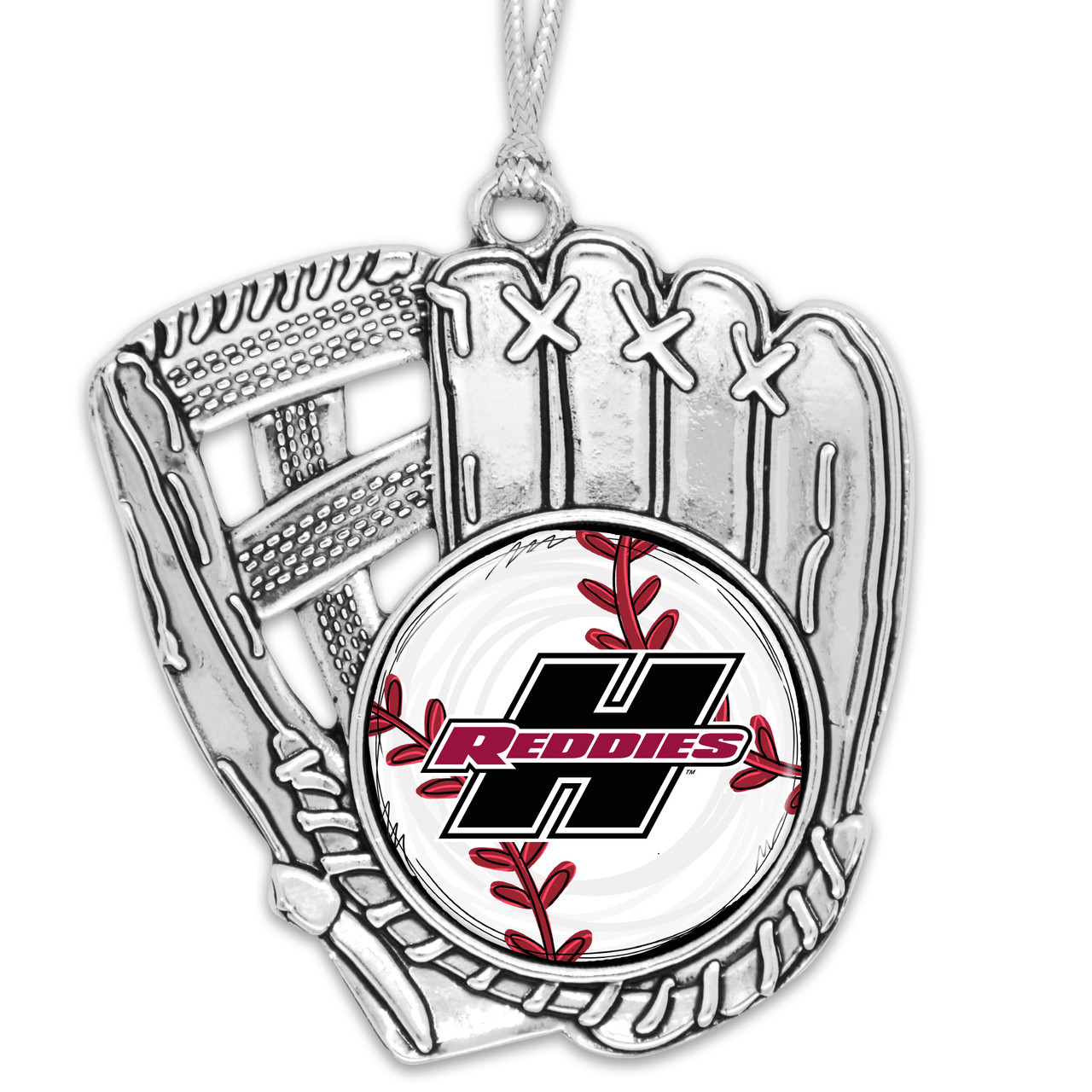 Henderson State Reddies Baseball Glove Ornament