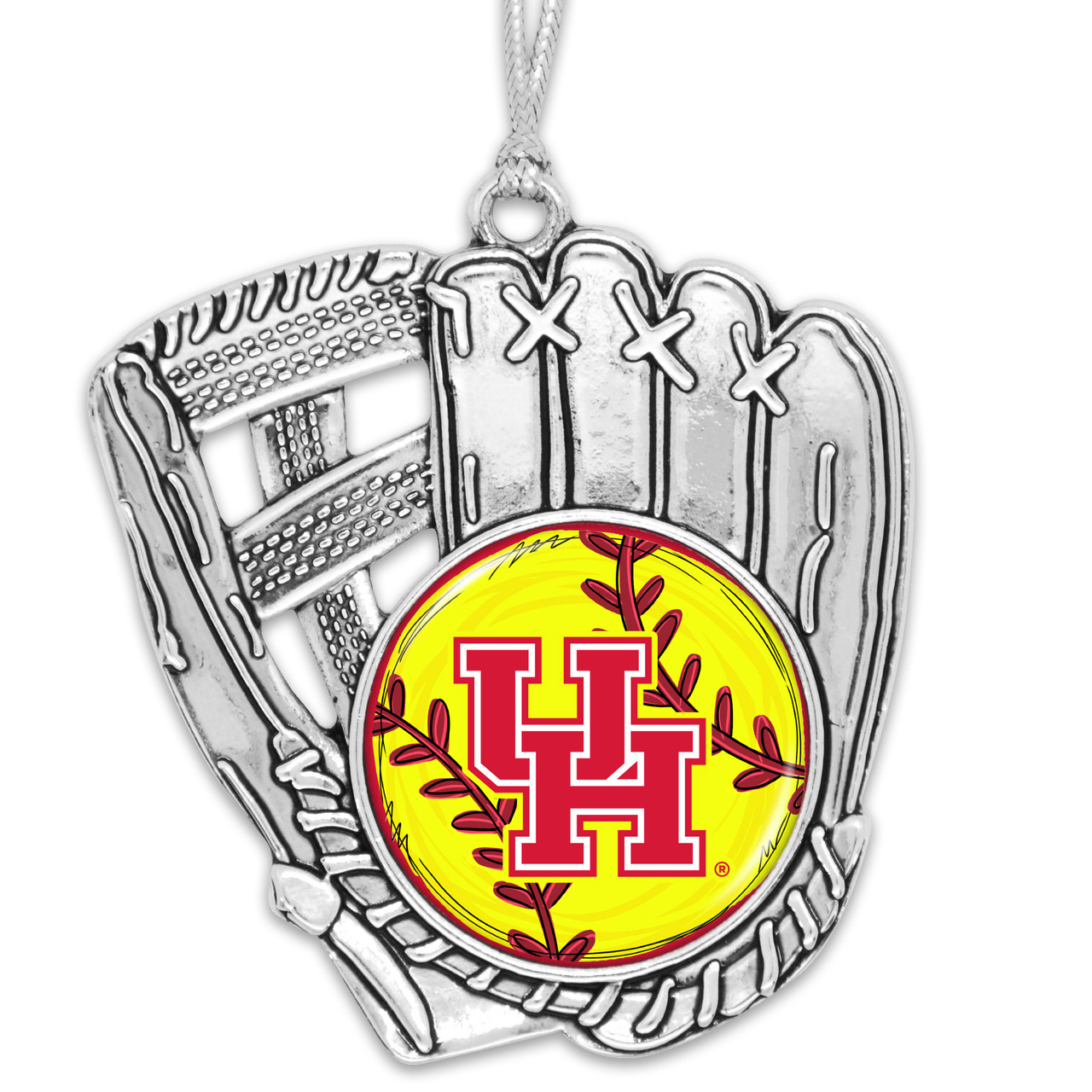 Houston Cougars Softball Glove Ornament