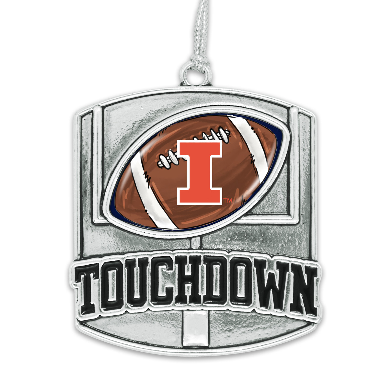 Illinois Illini Touchdown Ornament