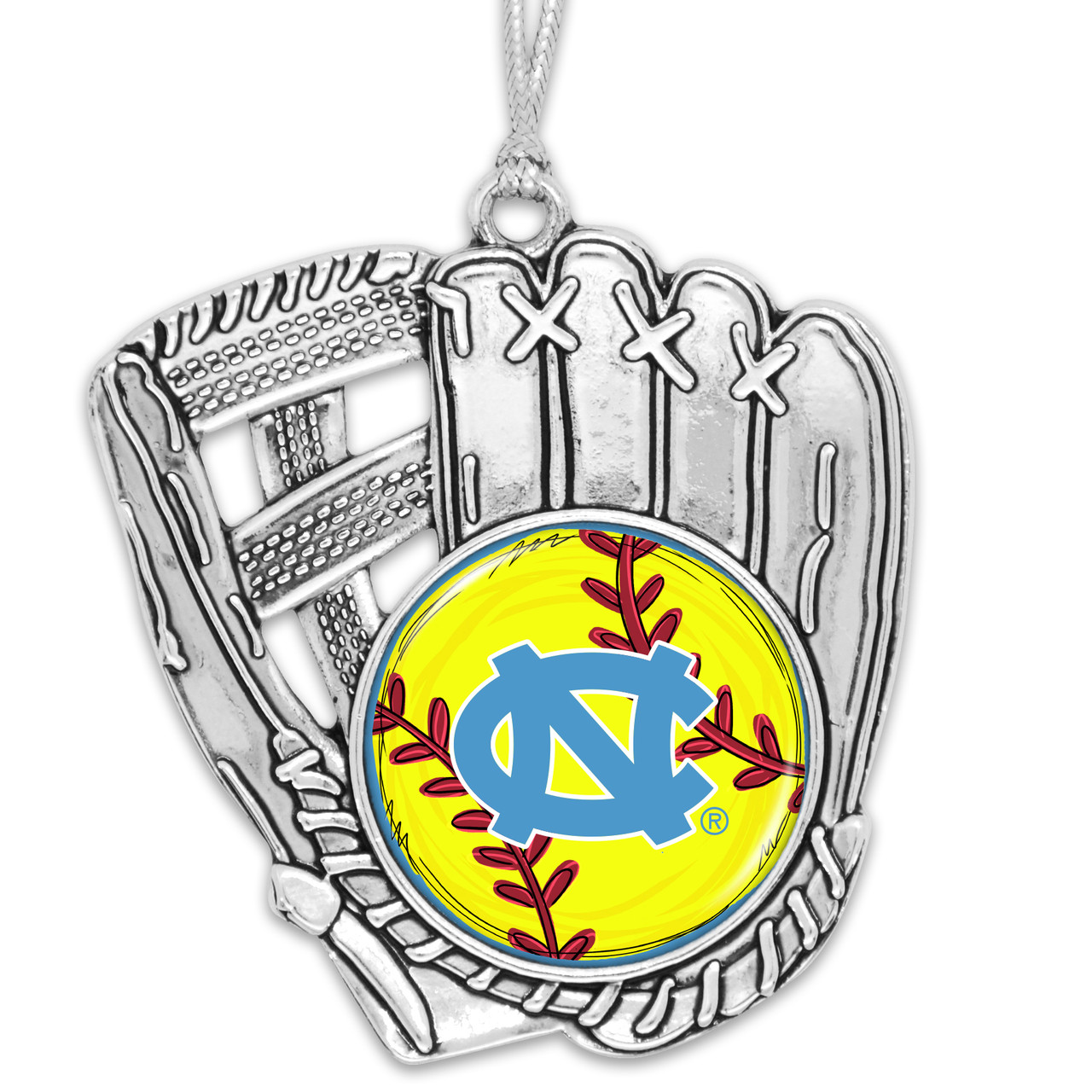 North Carolina Tar Heels Softball Glove Ornament