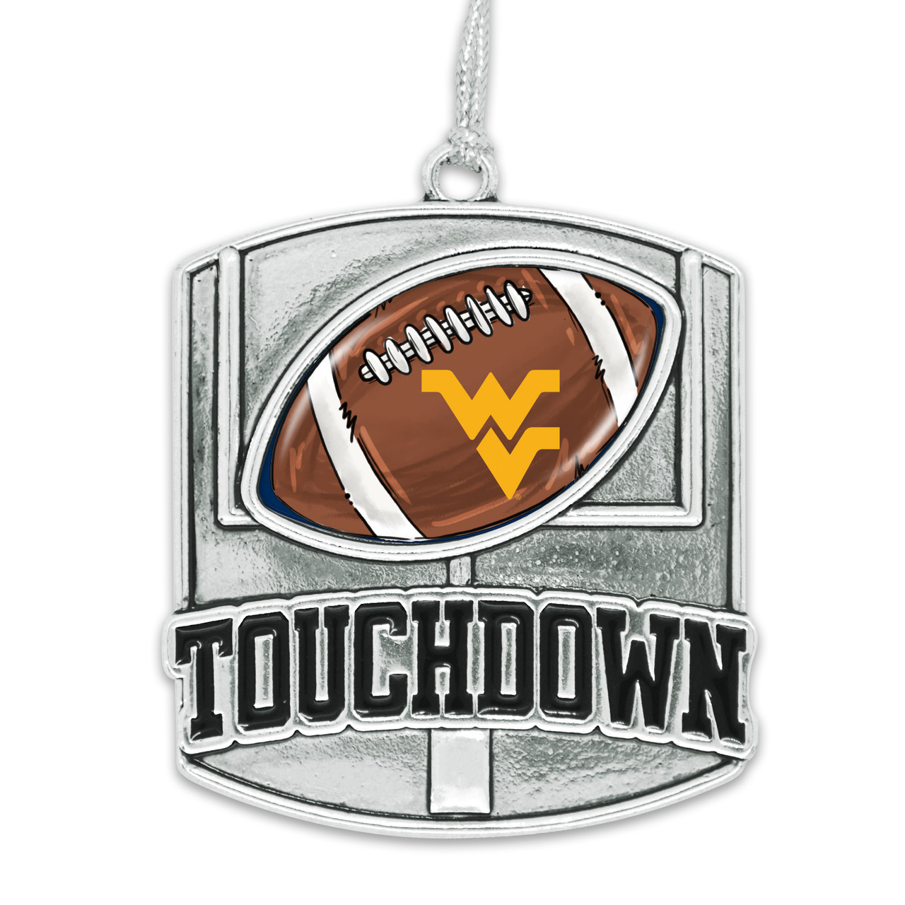 West Virginia Mountaineers Touchdown Ornament