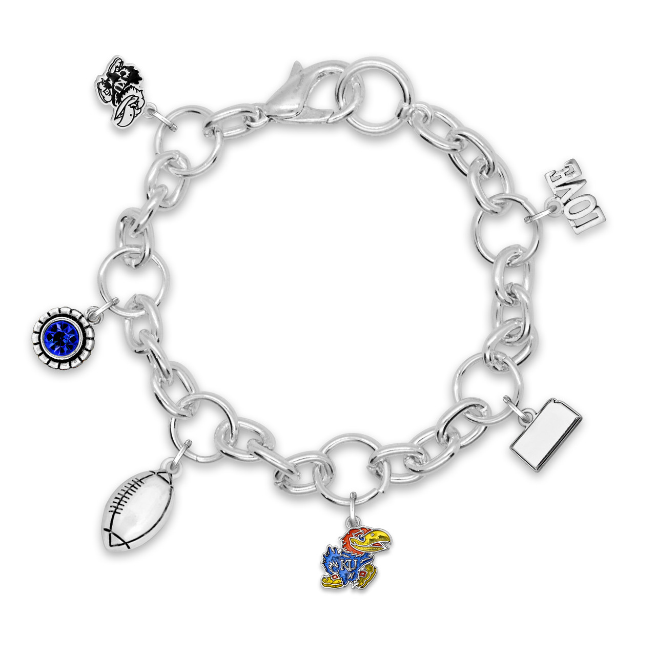 Kansas Jayhawks Mabel Bracelet