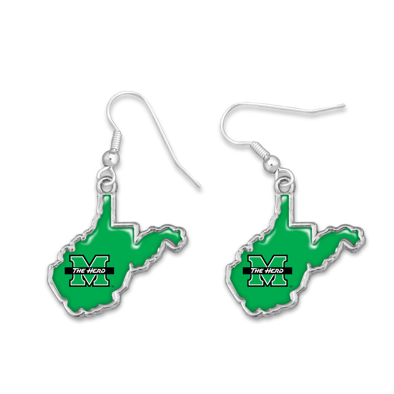 Marshall Thundering Herd State of Mine Earrings