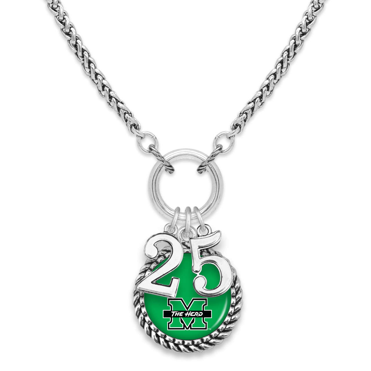 Marshall Thundering Herd Graduation Year Necklace