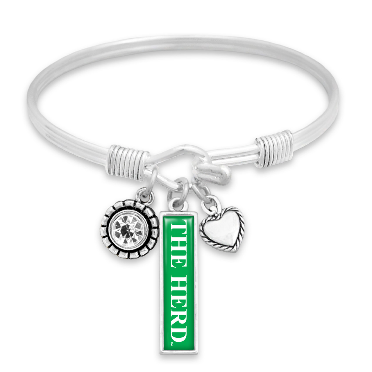 Marshall Thundering Herd Trifecta Domed Bracelet
