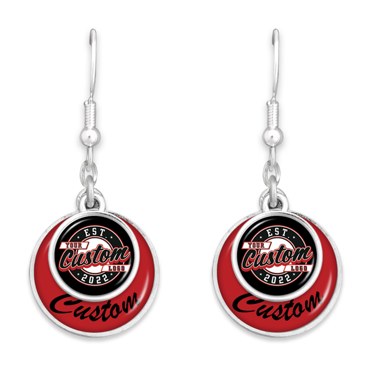 Custom Stacked Disk Earrings Custom Stacked Disk Earrings