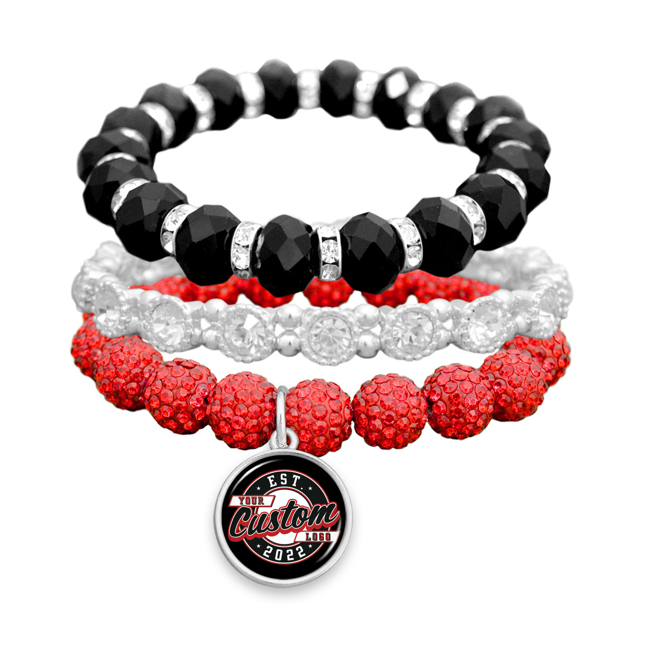 Custom Crystal Amanda Stack Bracelets