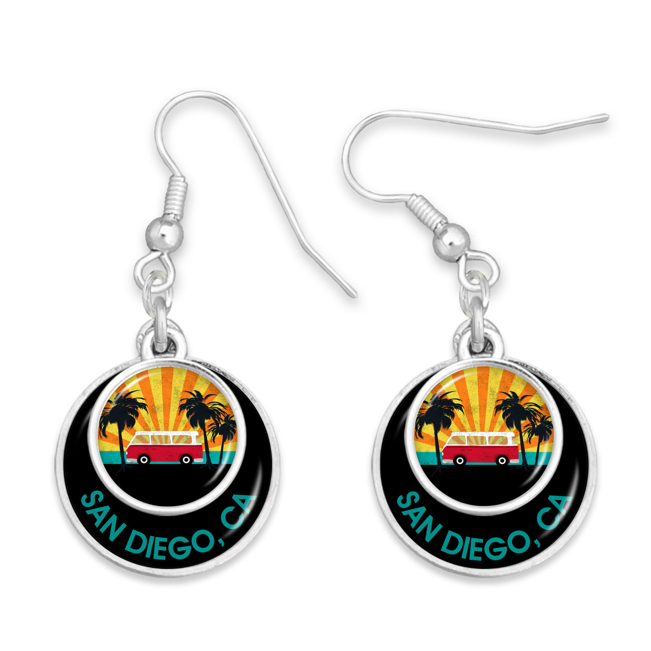 Souvenir Stacked Disk Earrings