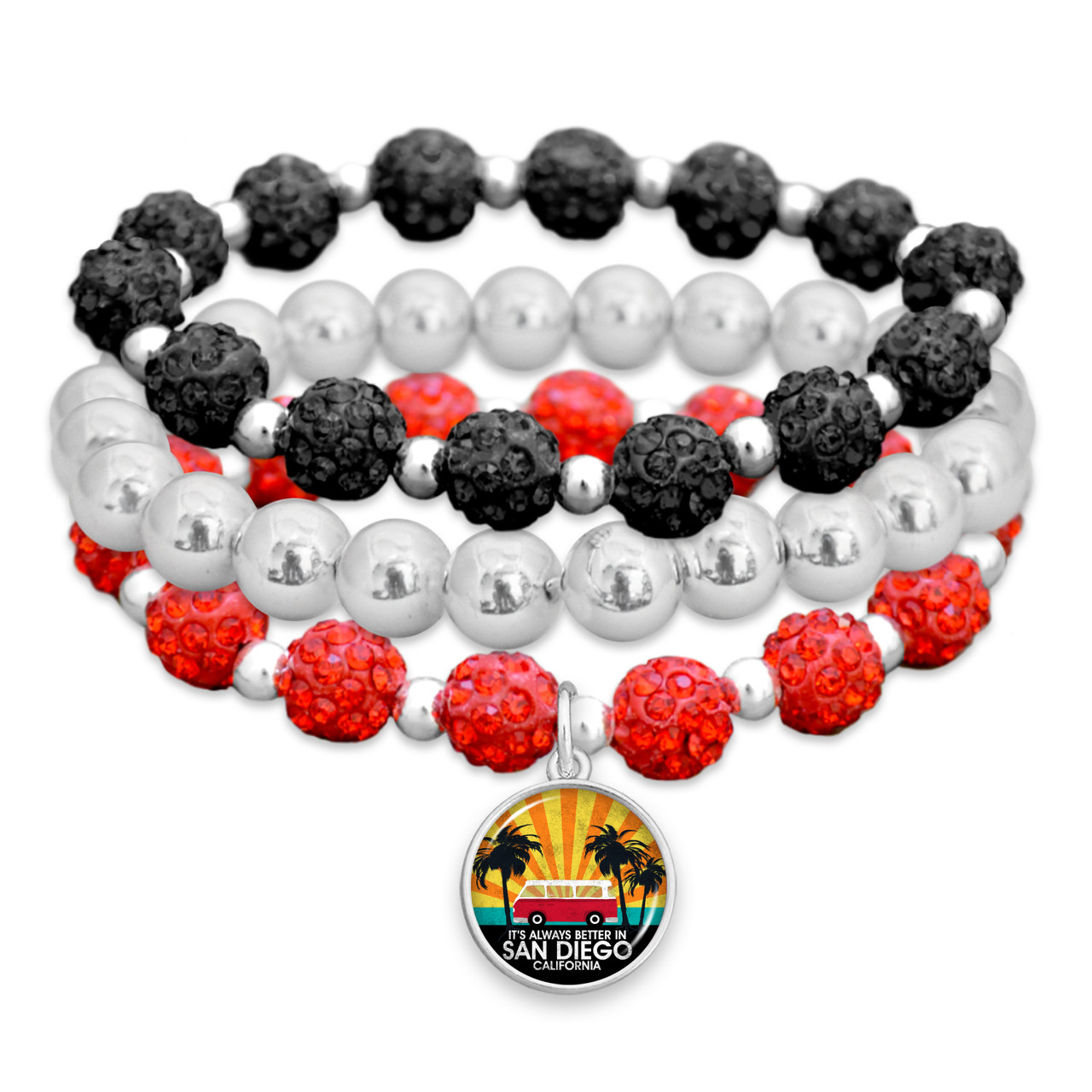 Souvenir Sparkle Amanda Stack Bracelets