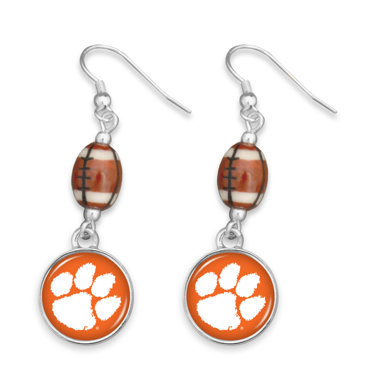 Clemson Tigers Football Earrings
