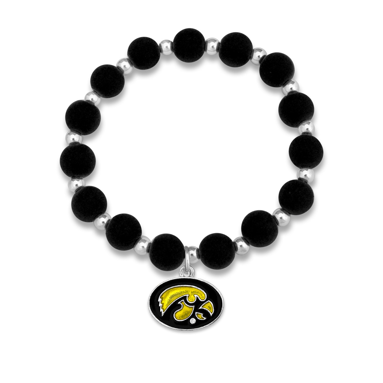 Iowa Hawkeyes Zoey Charm Bracelet