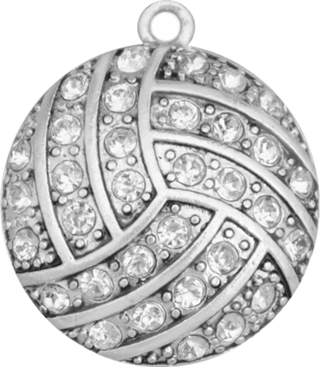 Sports Charm- Crystal Volleyball
