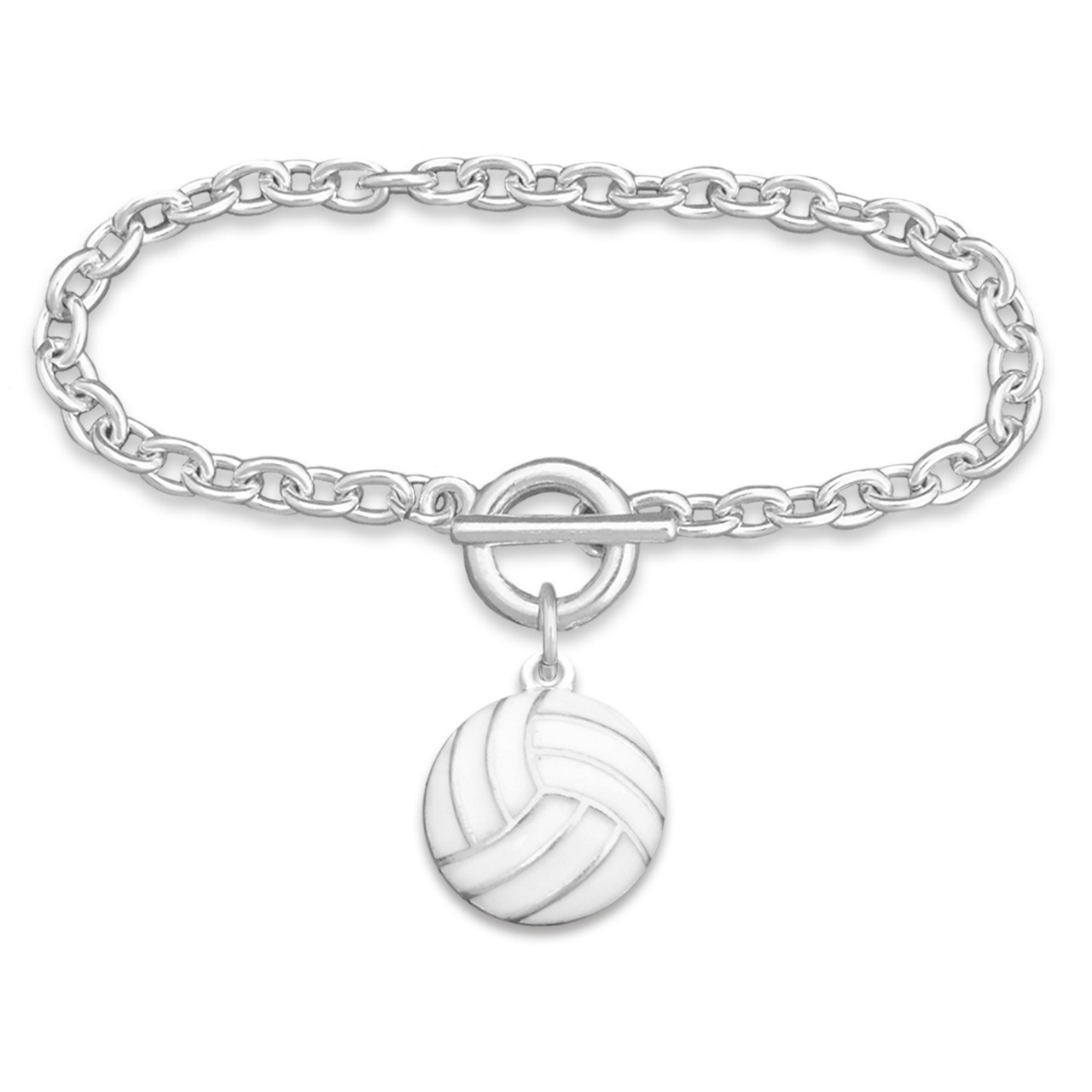 Enamel Volleyball Bracelet