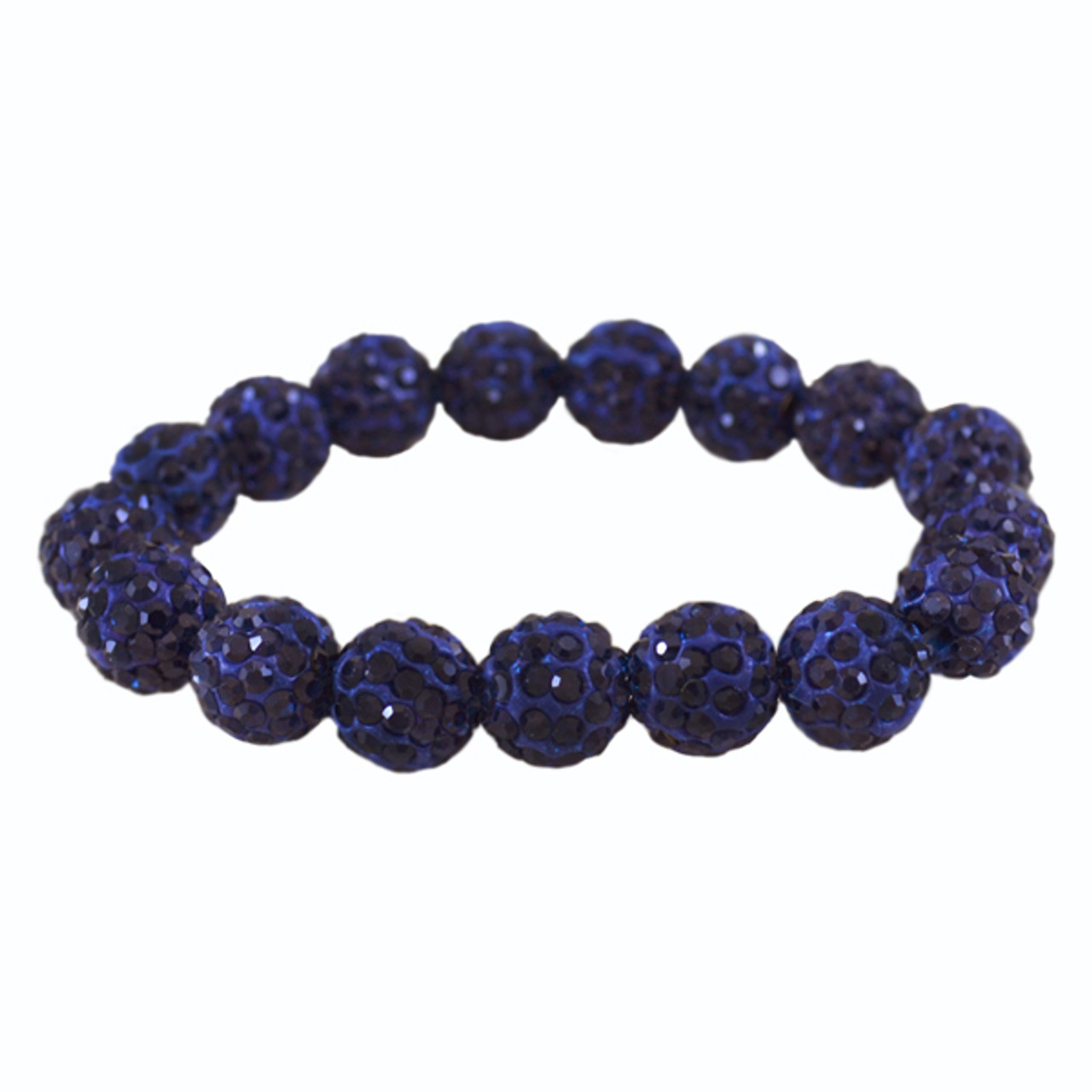 Navy Bling It On Stretch Bracelet