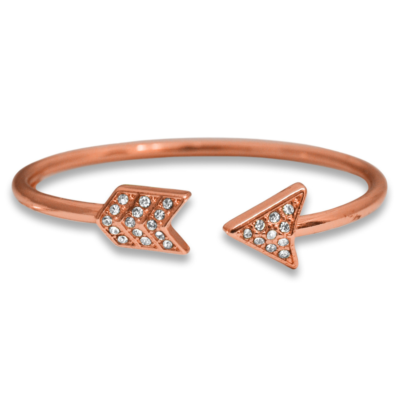 Lux Collection- Arrow Cuff Bracelet- Rose Gold